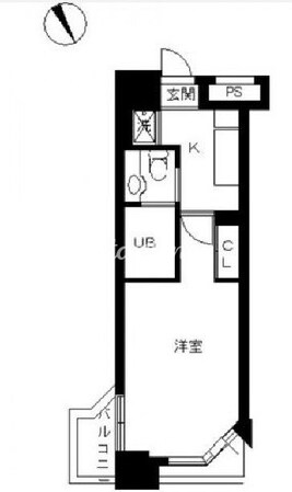 スカイコート新宿壱番館の物件間取画像